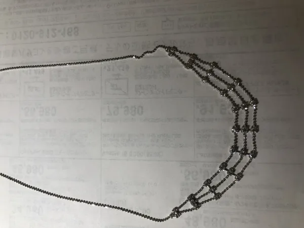 ダイヤモンドネックレス pt900 1ct