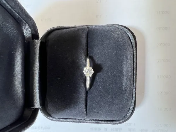 ダイヤモンドリング(指輪) pt900 0.2ct