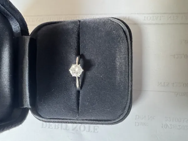 ダイヤモンドリング(指輪) pt900 0.3ct