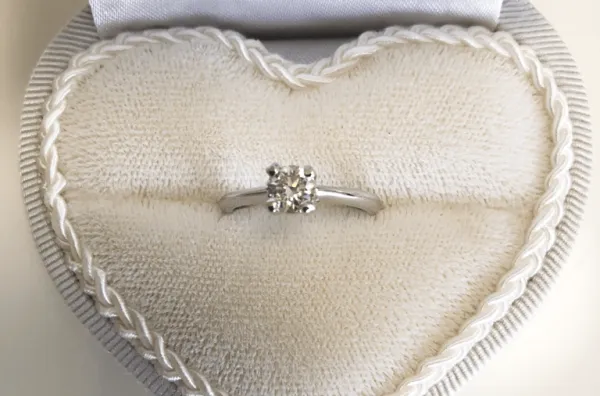 ダイヤモンドリング(指輪) k14 0.5ct