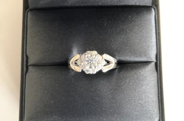 ダイヤモンドリング(指輪) k14 0.58ct