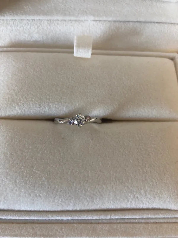 ダイヤモンドリング(指輪) pt950 0.4ct
