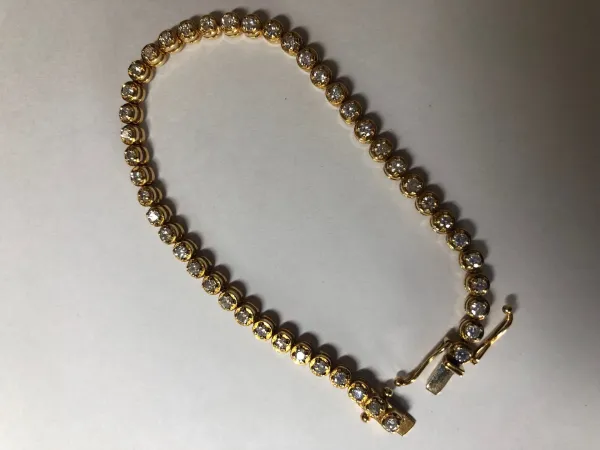 ダイヤモンドブレスレット k18 2ct