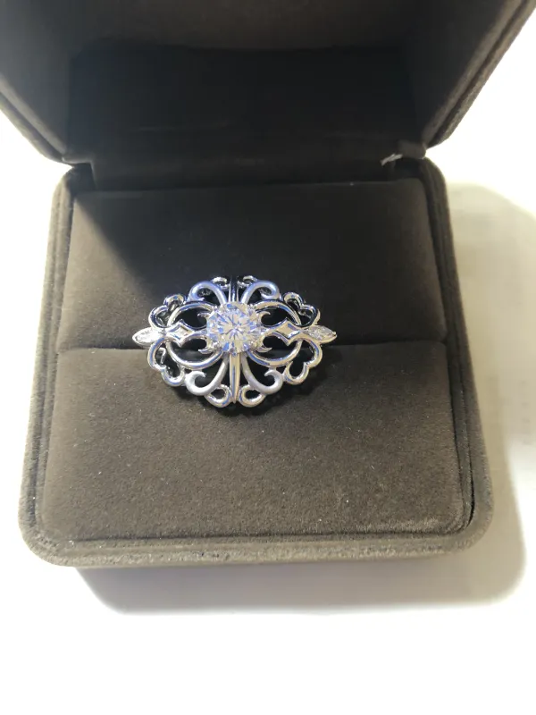 ダイヤモンドブローチ 2ct