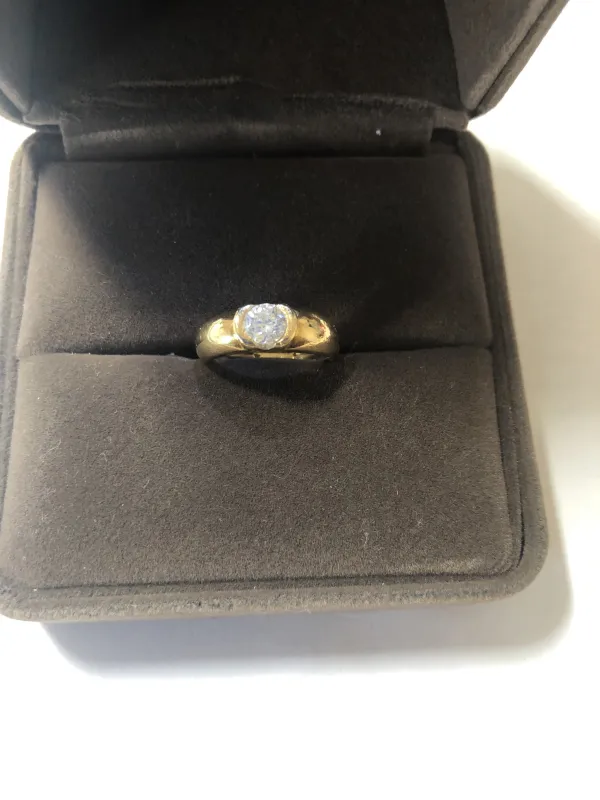 ダイヤモンドリング(指輪) k18 0.5ct