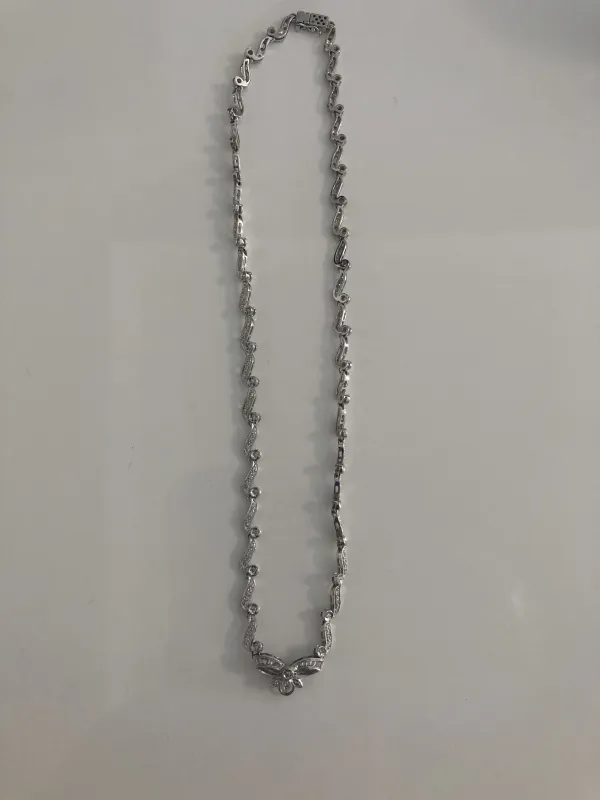 ダイヤモンドネックレス pt900 0.8ct