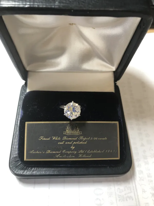 ダイヤモンドリング(指輪) pt900 3.06ct
