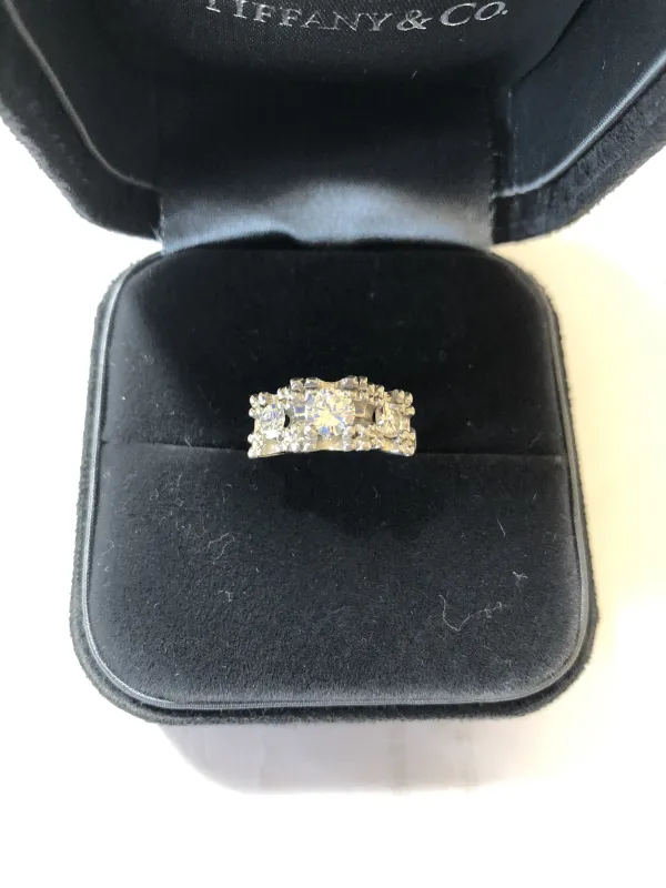 ダイヤモンドリング(指輪) PT850 0.78ct