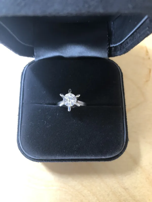 ダイヤモンドリング(指輪) pt900 0.6ct