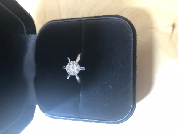 ダイヤモンドリング(指輪) pt900 1ct