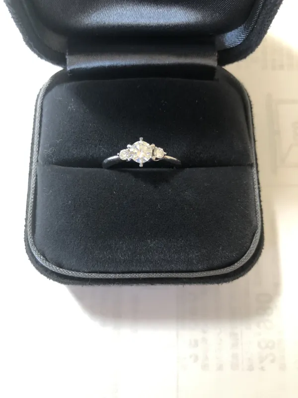 ダイヤモンドリング(指輪) pt900 0.4ct