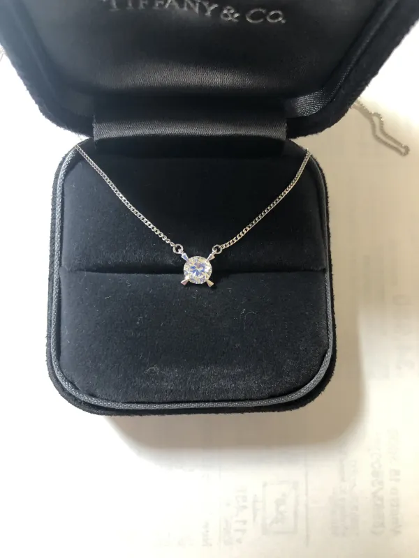 ダイヤモンドネックレス pt850 0.5ct