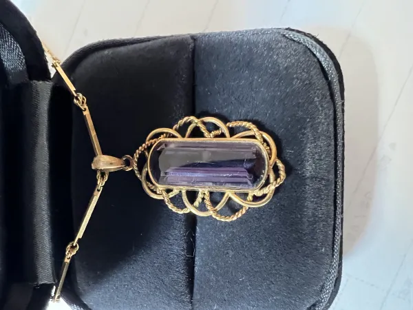 トパーズペンダント 18k