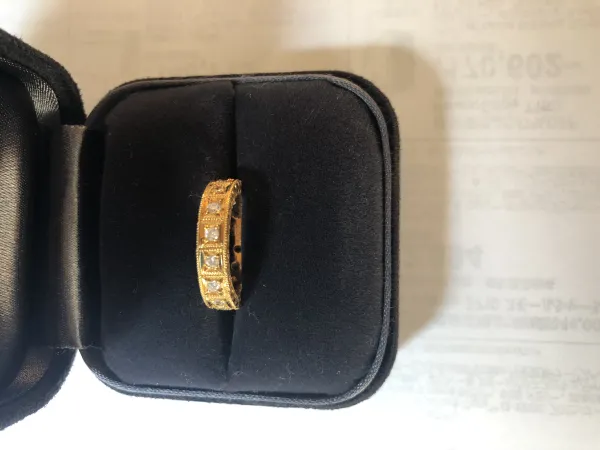 ダイヤモンドリング(指輪) 18k 0.5ct