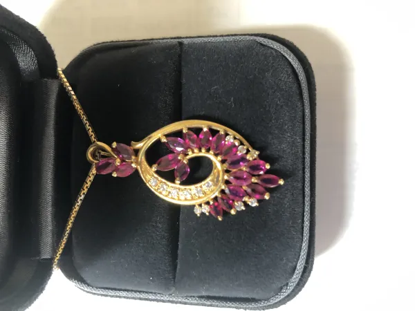 ルビーペンダント 18k