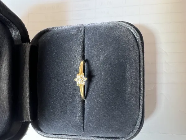 ダイヤモンドリング(指輪) 18k 0.3ct