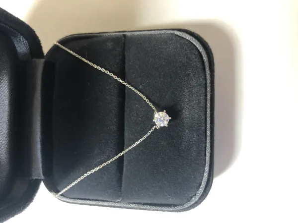 ダイヤモンドネックレス pt900 0.3ct