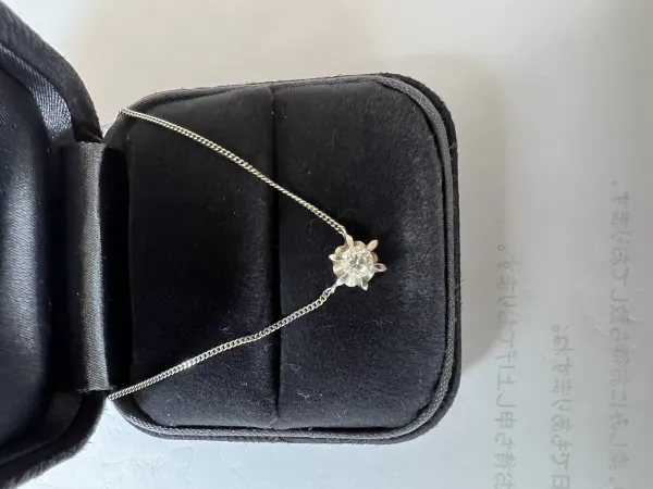ダイヤモンドネックレス pt900 0.3ct