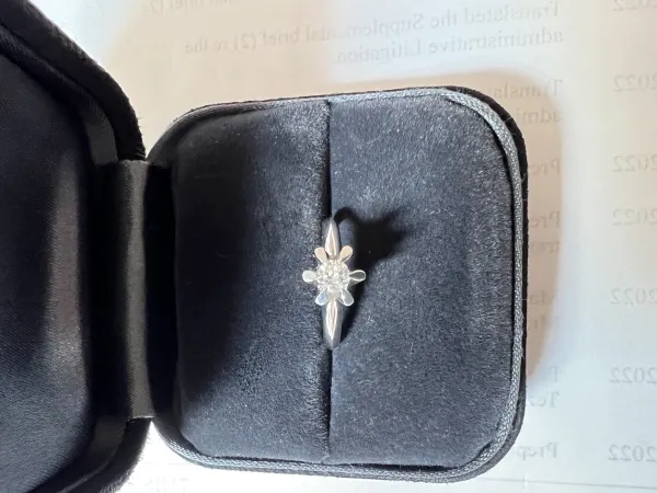 ダイヤモンドリング(指輪) pt900 0.2ct