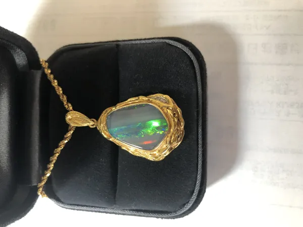 オパールネックレス 18k