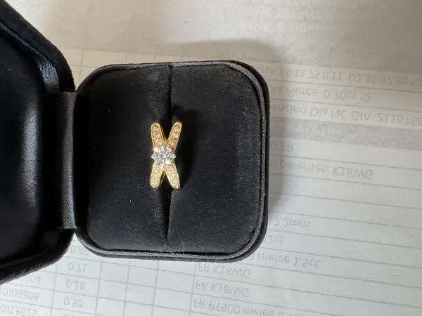 ダイヤモンドリング(指輪) 18k 0.5ct