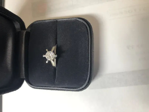 ダイヤモンドリング(指輪) pt900 0.7ct