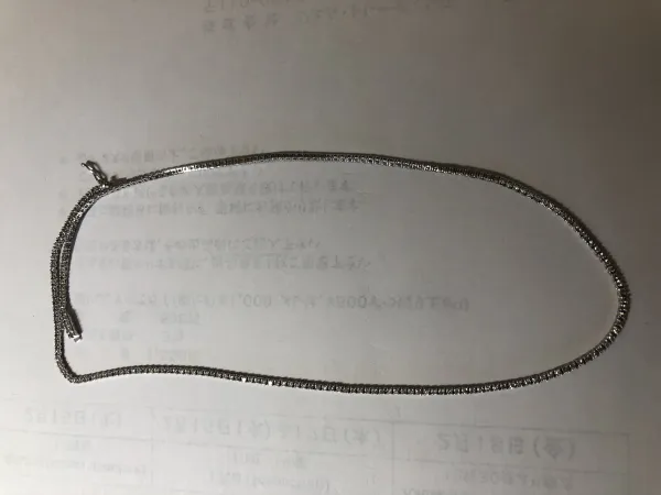 ダイヤモンドネックレス pt900 5ct