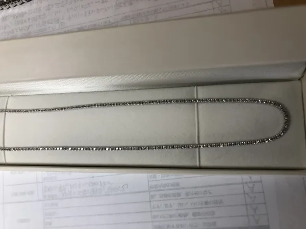 ダイヤモンドネックレス pt900 3ct