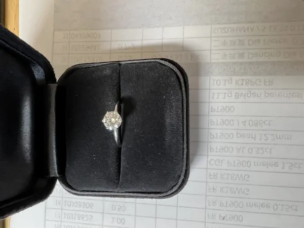 ダイヤモンドリング(指輪) pt900 0.7ct
