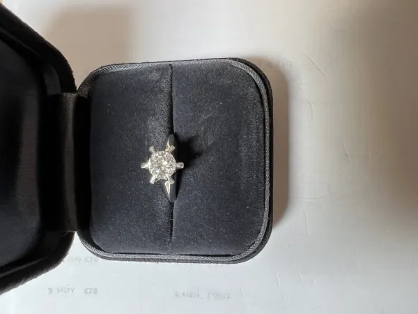 ダイヤモンドリング(指輪) pt900 0.6ct
