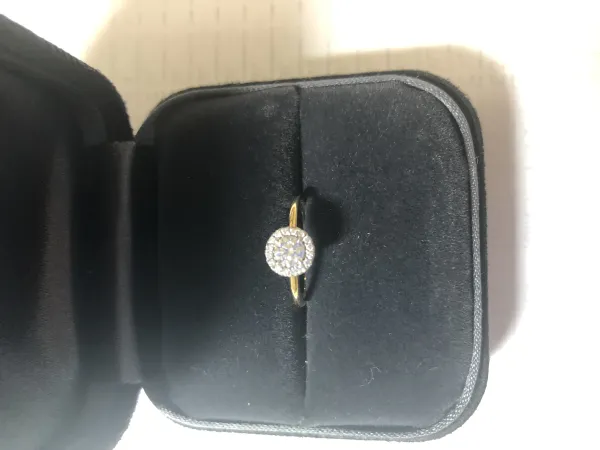 ダイヤモンドリング(指輪) 18k 1ct