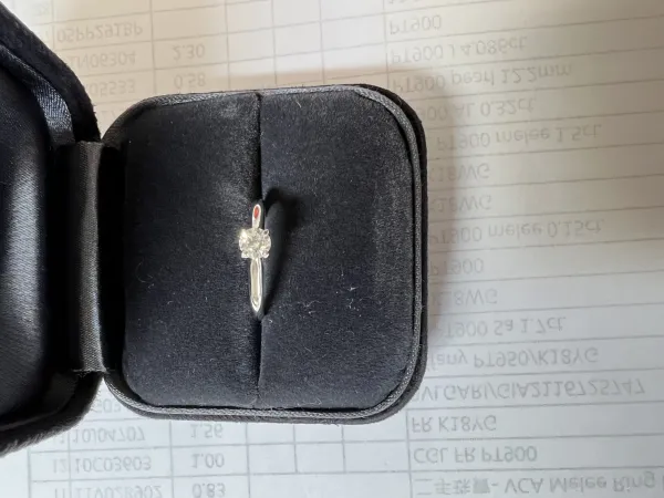 ダイヤモンドリング(指輪) pt900 0.2ct