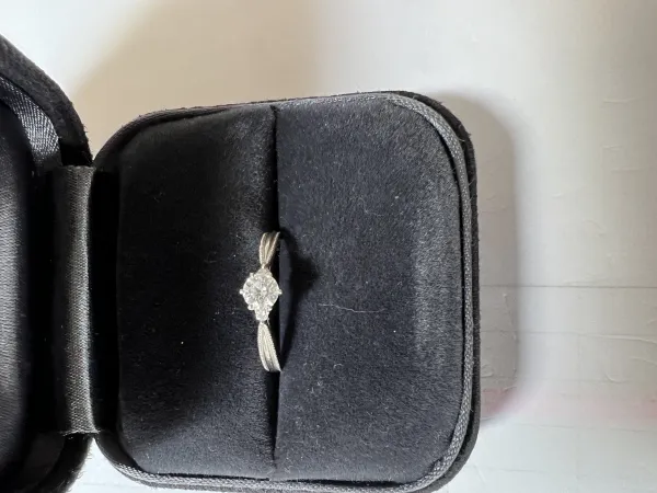 ダイヤモンドリング(指輪) pt900 0.3ct