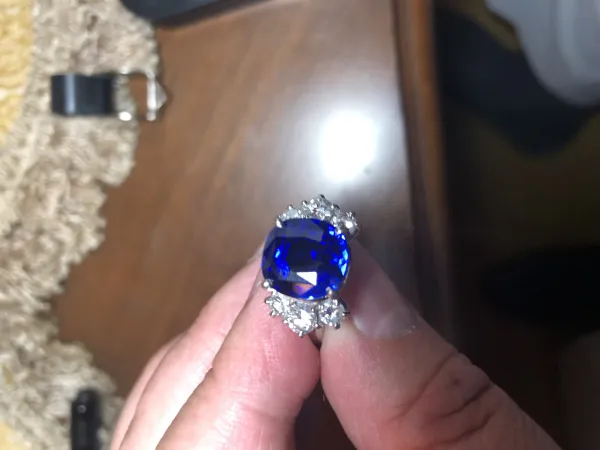 サファイアリング(指輪) pt900 10ct