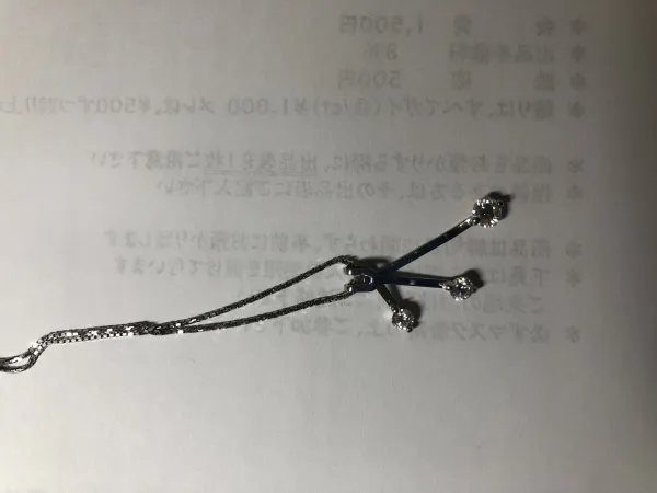 ダイヤモンドネックレス pt900 1ct