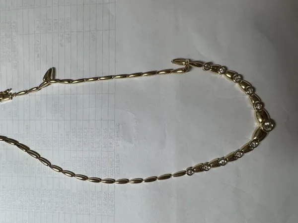 ダイヤモンドネックレス 18k