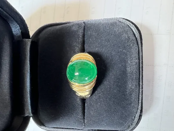 翡翠リング(指輪) 18k