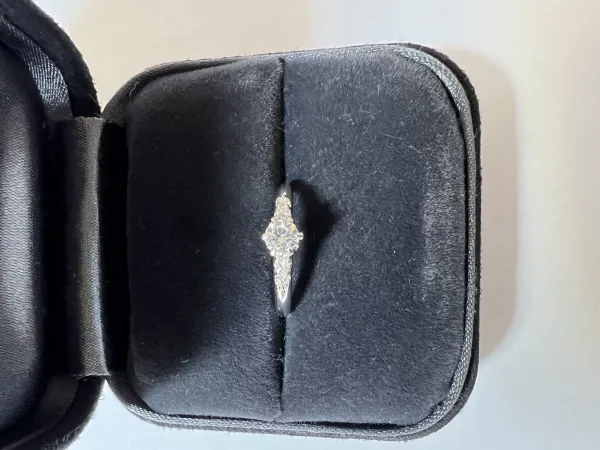 ダイヤモンドリング(指輪) pt900 0.3ct