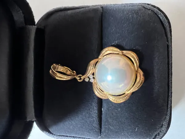 真珠ペンダント 18k