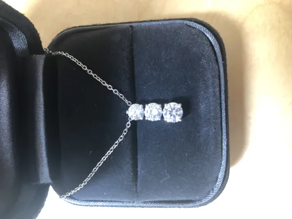 ダイヤモンドネックレス pt900 1ct