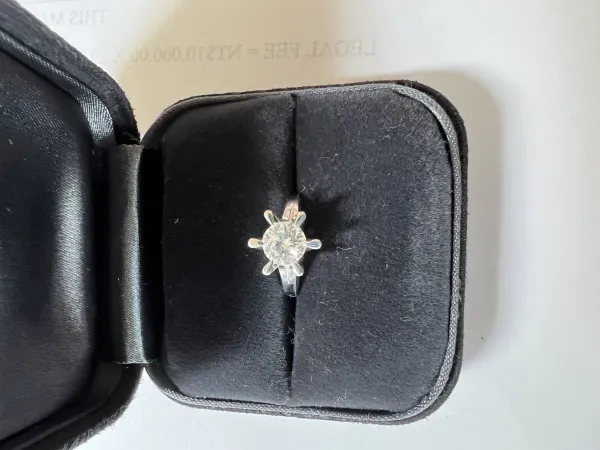 ダイヤモンドリング(指輪) pt900 0.3ct