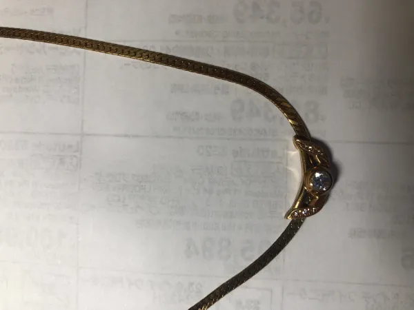 ダイヤモンドネックレス 18k 0.3ct