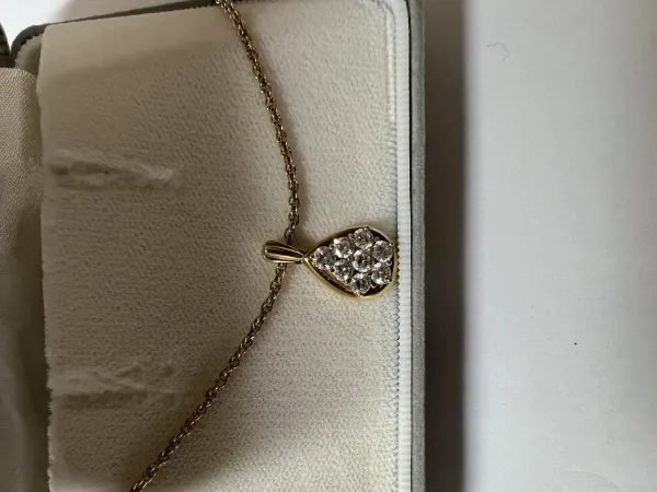 ダイヤモンドネックレス 18k